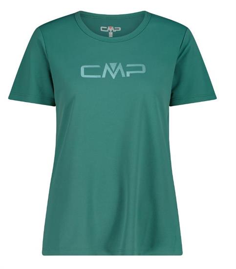 CMP PRIMAVERA/ESTATE 2025-T-shirt girocollo donna logo-AGAVE