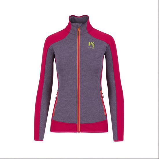 KARPOS COLLEZIONE 2024-Felpa Old Fleece donna-GRAPE GRANITA